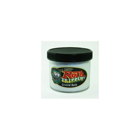 Roth Flake & Pearl Product Crystal Beth Trippin' Metal Flake, Standard .015 Size, 2oz Jar TRF203